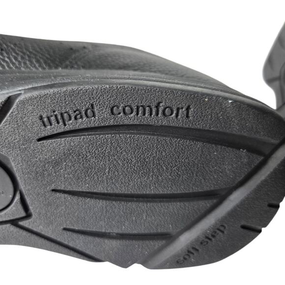 SAS Men's Shoes Journey Black Leather Orthopedic Sneaker Shoe Comfort Lace Up - Picture 12 of 16